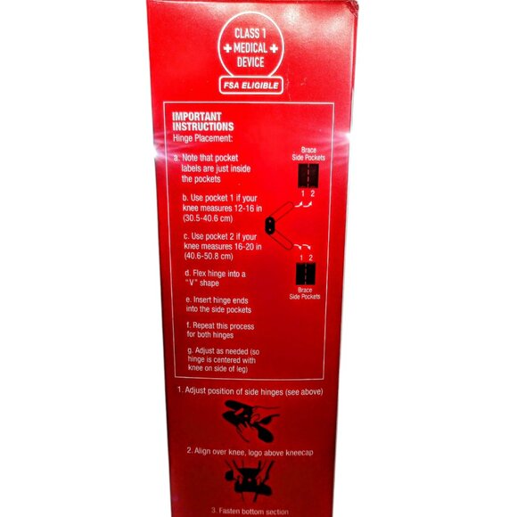 Mueller SELF ADJUSTING Hinged Knee Brace Max Support ONE SIZE Relieve Knee Pain - Picture 6 of 14